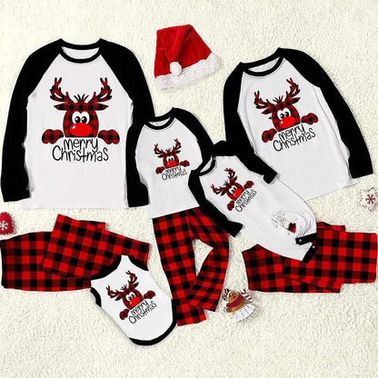 Family Christmas Pajamas Matching Sets Christmas Sleepwear Parent-Child Pjs Outfit For Christmas Holiday Xmas Party c67a58f8 