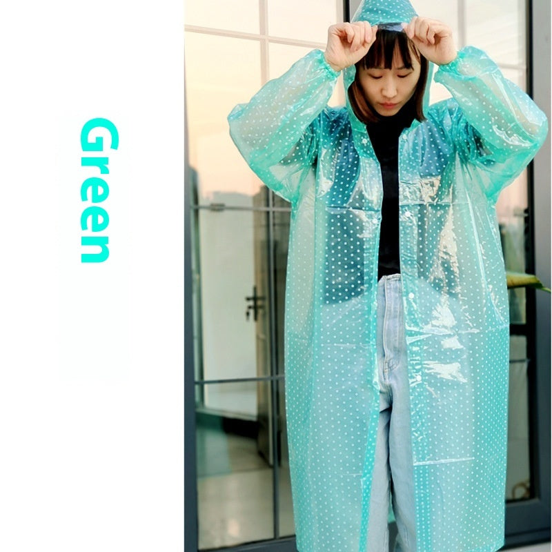 Polka Dot Raincoat Long Thickened Walking Tour c68e9227 eaa9 4b68 bcbc 72bafaa8df46 trans