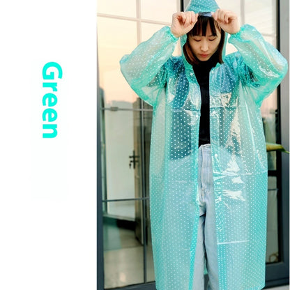 Polka Dot Raincoat Long Thickened Walking Tour c68e9227 eaa9 4b68 bcbc 72bafaa8df46 trans