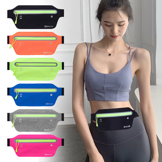 Ultra-thin Running Waterproof Portable Close-fitting Reflective Sports Phone Waist Bag c699dfaf ad22 4a8c 981a ad3c17286ab6