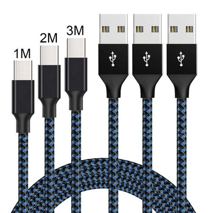 Mobile Phone USB Braided Nylon Charging Data Cable - 图片 4