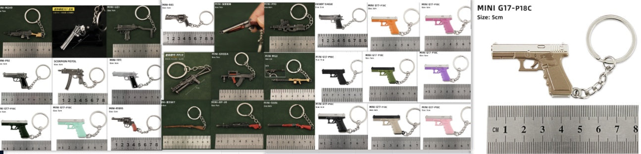 Alloy P92 Model G17 Sand Eagle Left Wheel Keychain c6b25f78 7a16 4f82 9f12 6d6bdc318bd9