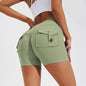 High Waist Hip Lifting Shorts With Pockets Quick Dry Yoga Fitness Sports Pants Summer Women Clothes c6bf1d1b 443b 482f bb25 9