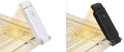 LED USB Rechargeable Book Reading Light Brightness Adjustable Eye Protection Clip Book Light Portable Bookmark Read Light c6c