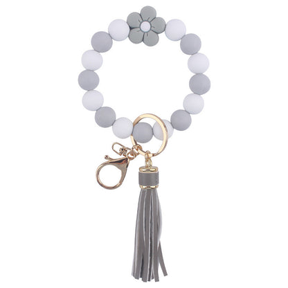 Cartoon Silicone Flower Bracelet Keychain c6d1979f aef3 4961 88c0 1baacb28ef0d