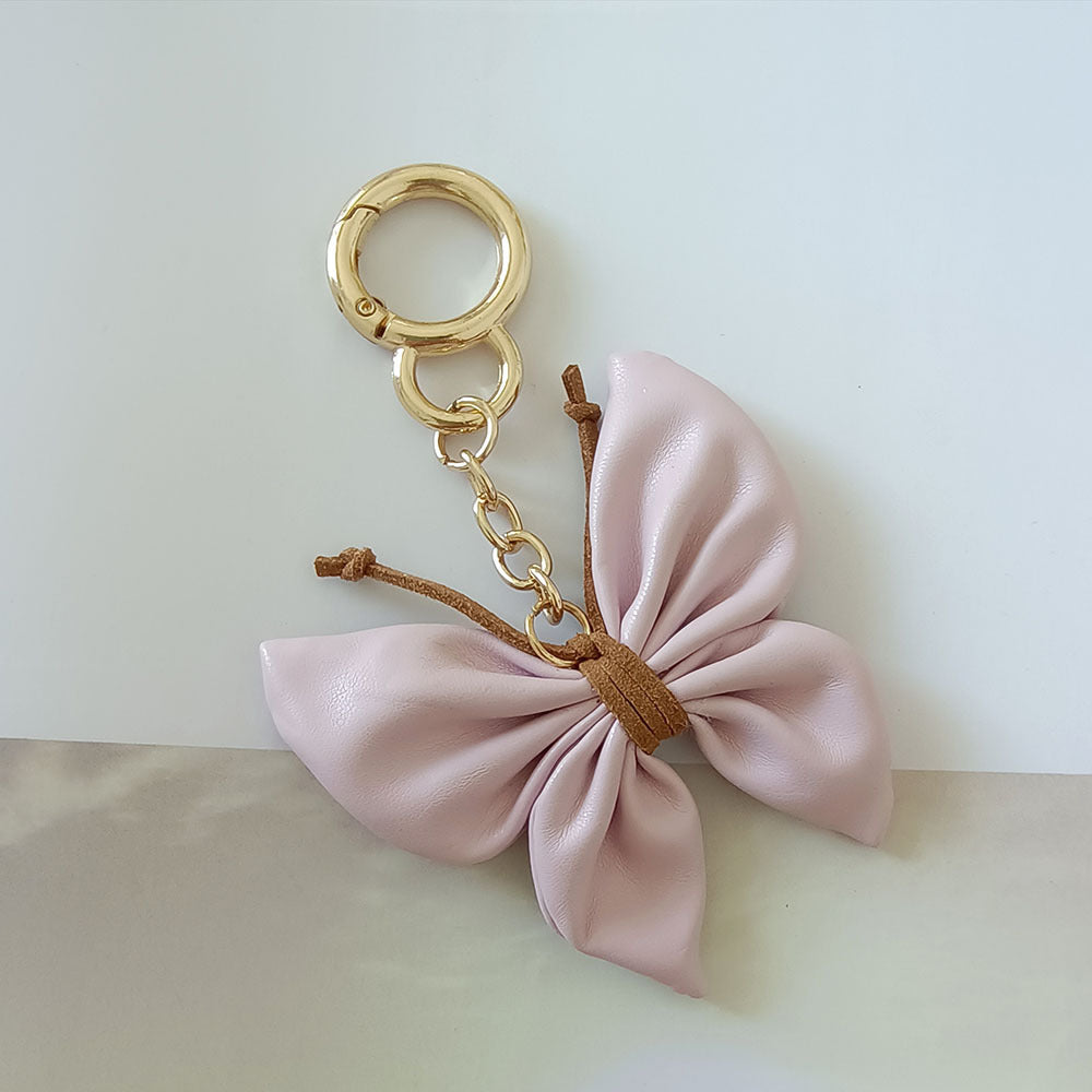 Butterfly Keychain Cars And Bags PU Leather Pendant c6d30b33 e86c 442f 91ab 80ec7d5cad6b
