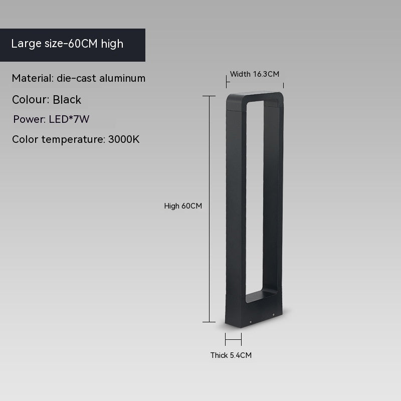 Outdoor Die-cast Aluminum Lawn Lamp Park Scenic Spot Lighting Modern Minimalist Courtyard Square c6eff80f b86f 449f a446 a081