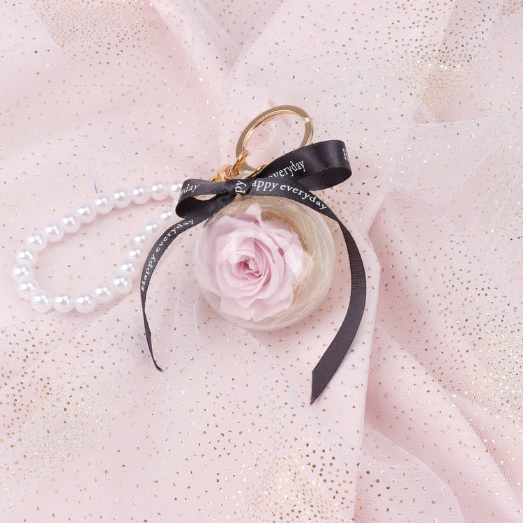 Rose Perianth Pearl Car Hanging Keychain c707e9ac 1baa 4eb1 9092 da1b52692505