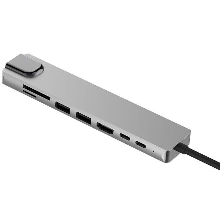 PD Eight-in-one Expansion Dock Usb Docking Station Type-c Hub Splitter - 图片 3