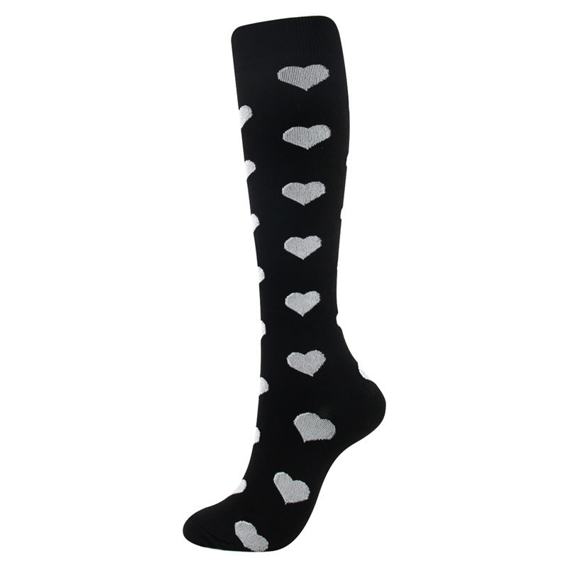 Outdoor Cycling Running Breathable Tube Socks Sports Compression Socks c71250f5 2b61 4501 a65c cac77d0119dc