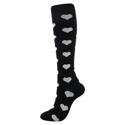 Outdoor Cycling Running Breathable Tube Socks Sports Compression Socks c71250f5 2b61 4501 a65c cac77d0119dc