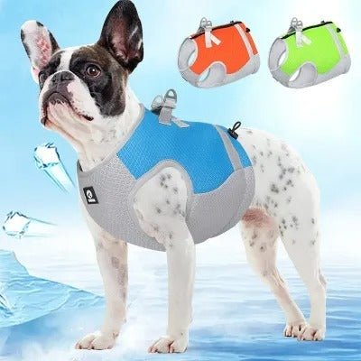 Summer Pet Dog Cool Clothes Traction Vest c71351fd 065f 472d 9ecd 617263d5ea06