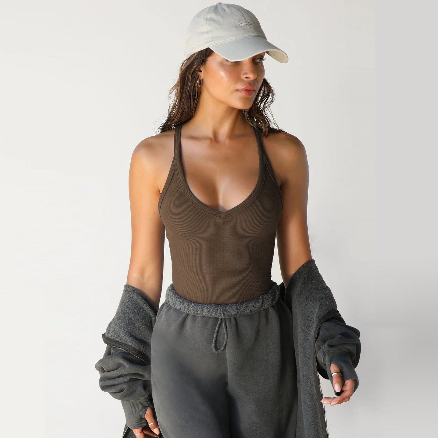 Spring Knitted Vest Sexy Slim Top Womens Clothing c7161984 4ca0 4ae2 a00a 9d2a1e304832