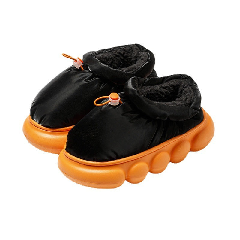 Fleece-lined Couple Household Outer Wear Thick Bottom Non-slip Waterproof Cotton Shoes c7184fe4 3d11 4115 a7fd cf79c804ee9d