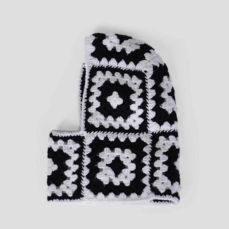 Handmade Wool Hook Autumn And Winter Warm Ear Protection Hooded c71a6cac 4546 4524 ad3b 89168e7d6541