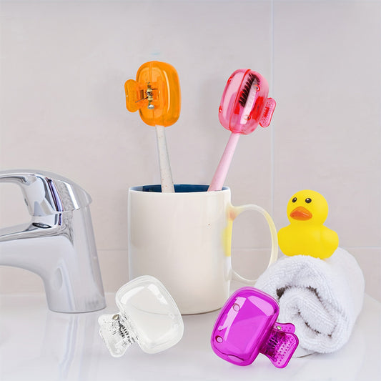 Toothbrush Storage Clip Travel Essential Protective Cap Of Toothbrush Portable Toothbrush Box c7213211 34c3 4aca 843f a8cc463