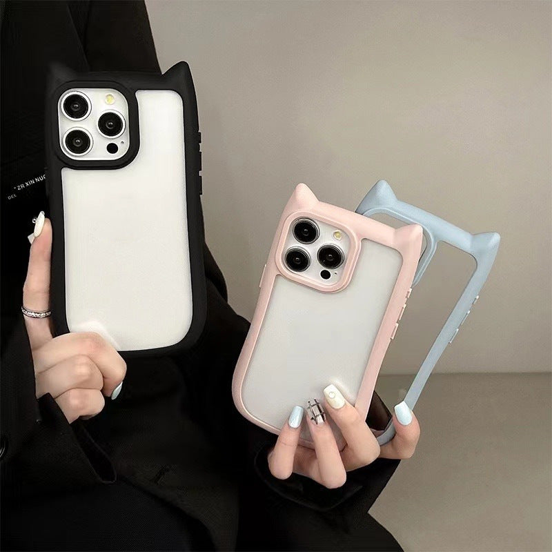 Cute Cat Ears Phone Case Protective Sleeve c727d785 4c8e 4599 b509 5de7ca7e7a32