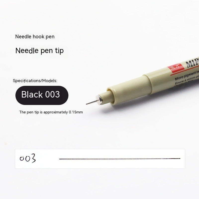 Student Waterproof Needle Pen Hook Line Pen Suit - 图片 4