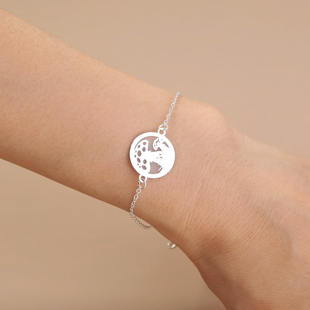 Glow-in-the-dark round brass mushroom bracelet c732902e 2712 40f4 b728 f2fb8c6ceb7b