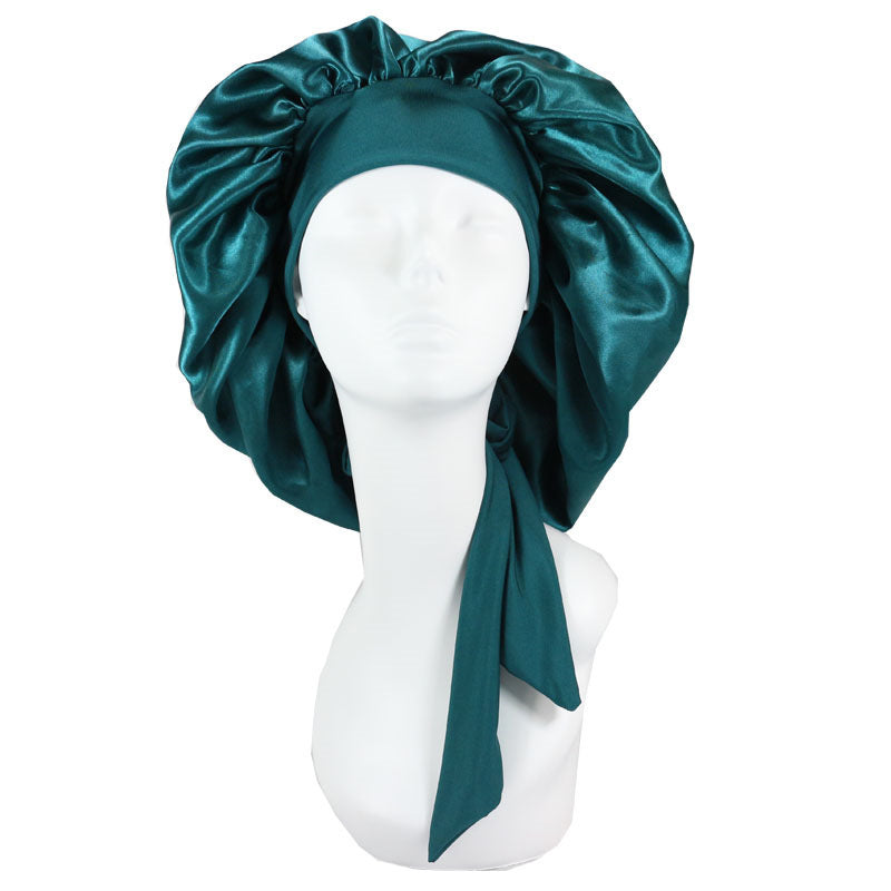 Lace-up Hair Care Silk Nightcap c7426cce 5cde 4cd8 8610 0d0384589c04