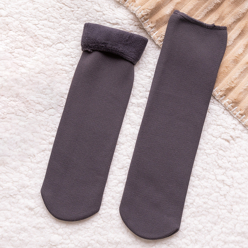 Candy Tube Socks Autumn And Winter Vertical Stripes Cashmere Snow Socks c75a59ce 46de 470d 80a3 e18cf37a1ed6