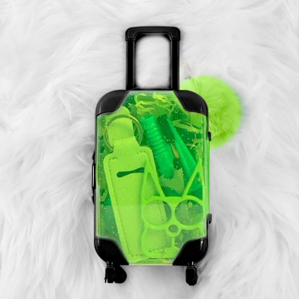 Girls Mini Luggage Design Self-defense Kit Keychain Accessories c76db218 6b50 44b5 8da2 ee7fe491b991