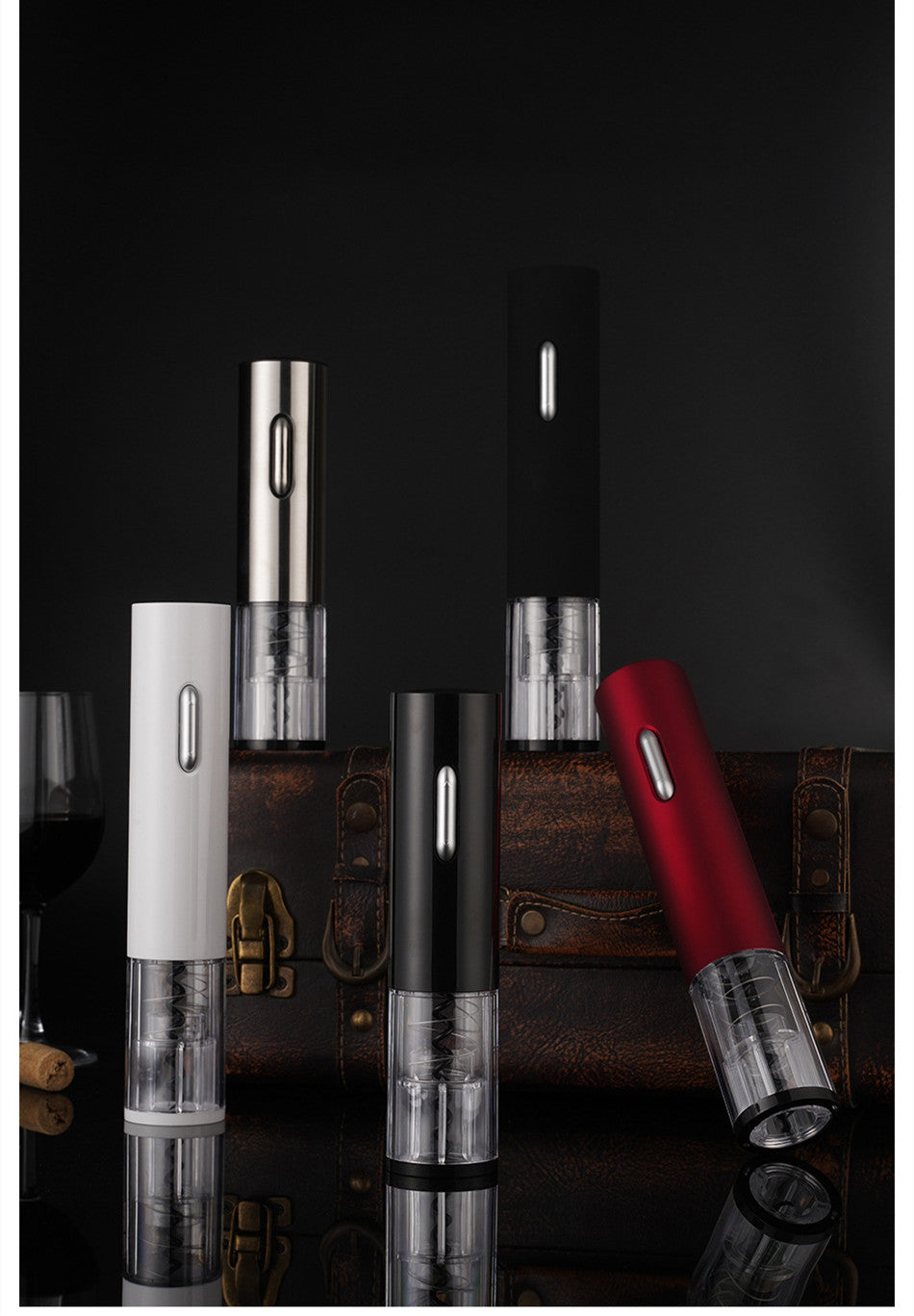 Creative Electric Automatic Wine Bottle Opener Wine Set c7741af3 bcc5 4ecd 9ba9 f496b1f55913