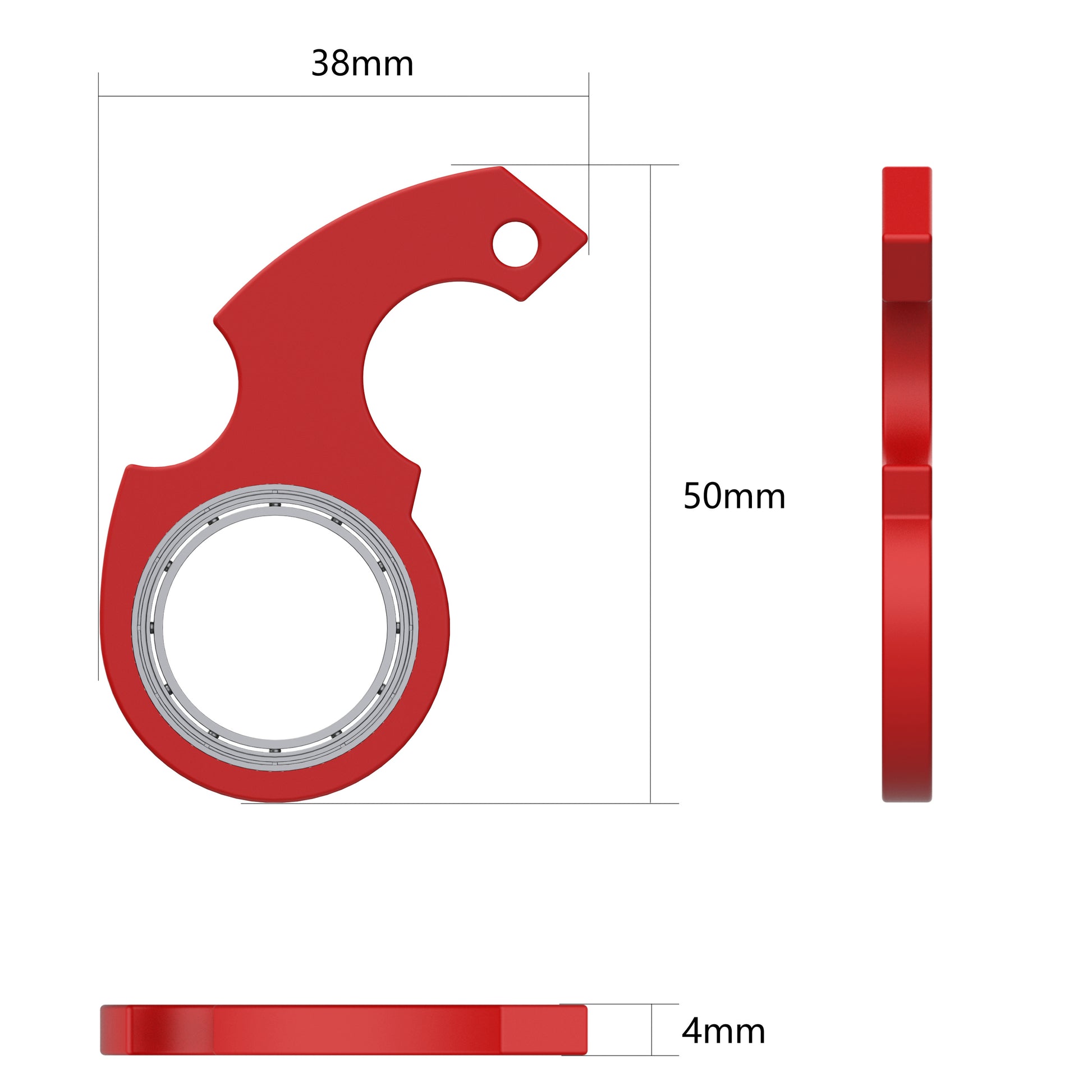 Creative Fidget Spinner Toy Keychain Hand Spinner Anti-Anxiety Toy Relieves Stress Finger Spinner Keychain Bottle Opener Kids