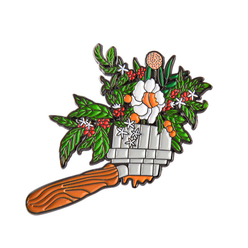 Design Barista Badge Cafe Ornament Souvenir Barista Brooch Gift c799846f d43c 467d b965 6bb5d2d7e12e