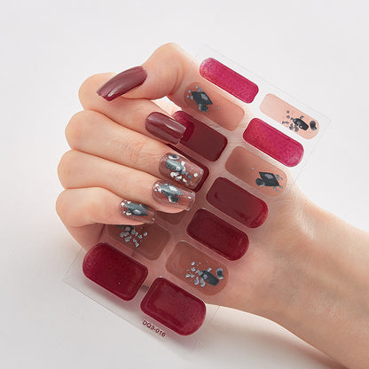 3d Laser Bronzing Craft Nail Applique Nail Sticker - HD Wireless Product #17