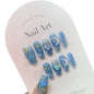 Handmade Wear Armor Blue Ice Transparent Three-dimensional Love c7cb4d4d 40ca 4654 85cf 4399ec4bf2c2