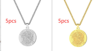 Medal Necklace Gold And Silver Michael Necklace c7cc9b7b 6adc 40eb a6fe a624c84cbdc0