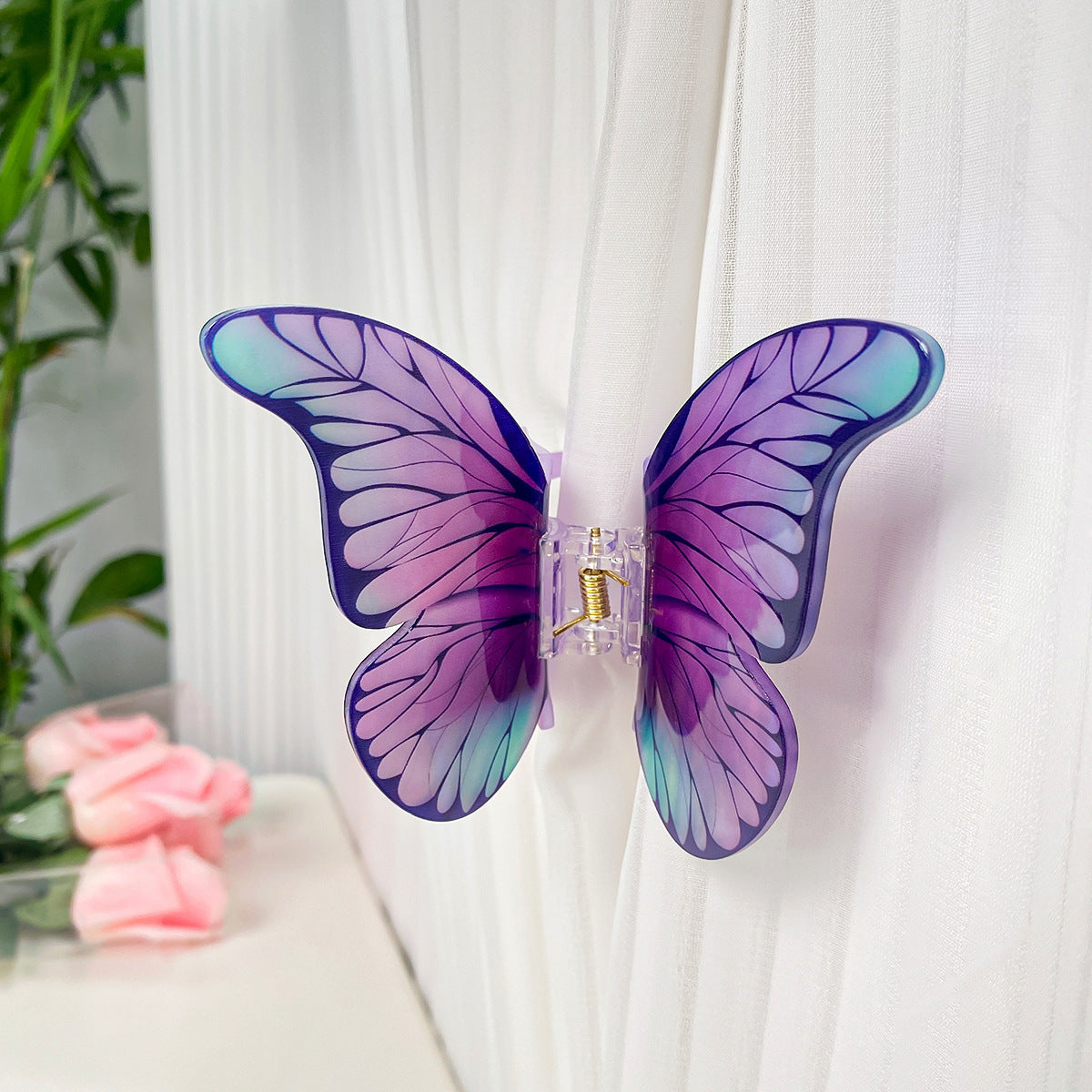 Female High-end Simulation Butterfly Grab Clip c7d3dadd 9eff 4f5f 833d 381656b28471