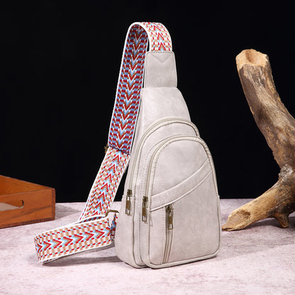 European And American Ladies Casual Fashion Retro Chest Bag c7ebf316 37c1 4d40 9b49 4d0b363115b4 beb5c3ba 5806 406f 8bcb d48a