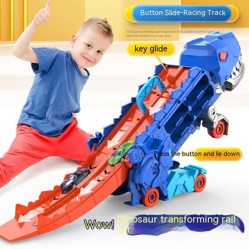 Tyrannosaurus Dinosaur Deformation Track Gliding Car c7ff34a7 a20f 403a adb1 dedbe63e9f4e