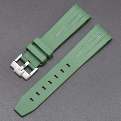 Mercury Arc Rubber Watch Strap Men's And Women's Waterproof 20mm c8003bfe 2e9a 4b48 ac97 c43958b11e5b
