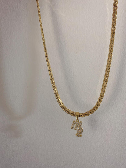 Vintage 18k Gold Plated Diamond Constellation Clavicle Necklace c803d888 1378 45ff bd77 5b47da4fbc5b