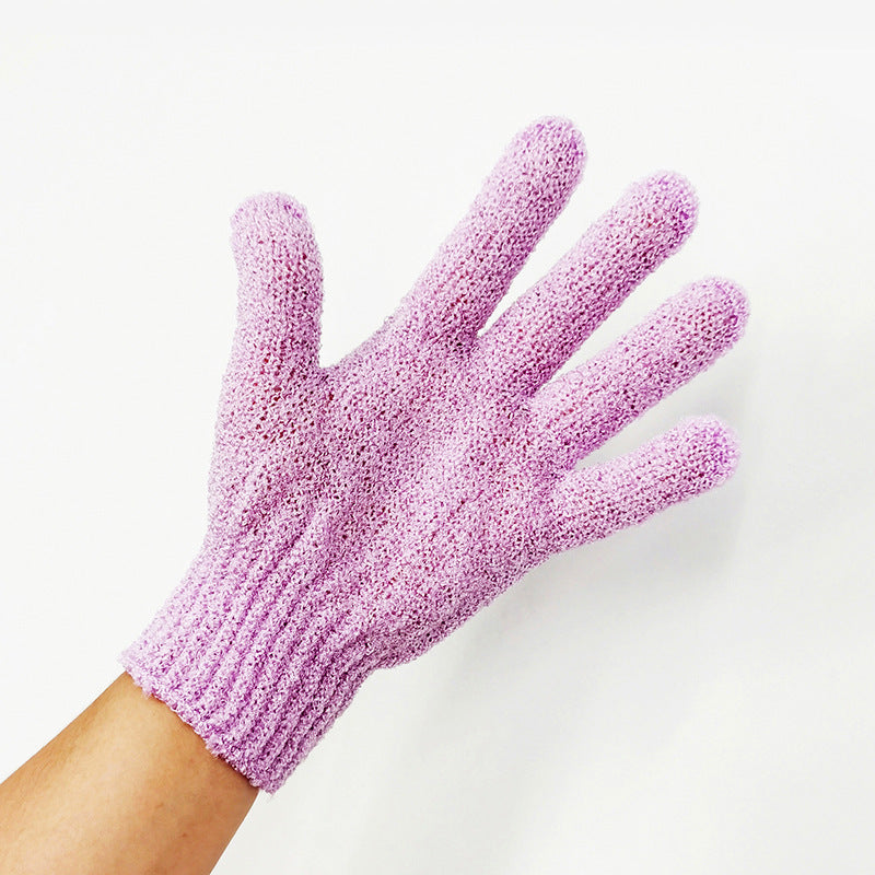 Household Bath Candy-colored Five-finger Gloves c83d35f8 147b 468f 9aaa a311d165fb74