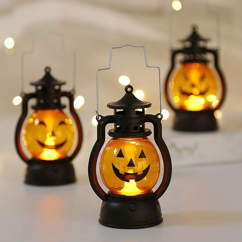 Halloween Oil Lamp Portable Pumpkin Lantern Skull Decoration c83f9a47 f927 47ce 825b 2de602780b21