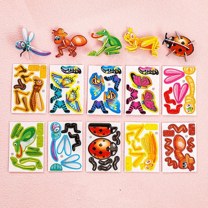 Cartoon Dinosaur 3D Puzzle Model Children DIY Handmade c840f3a4 7380 423e a17a 79562473182e
