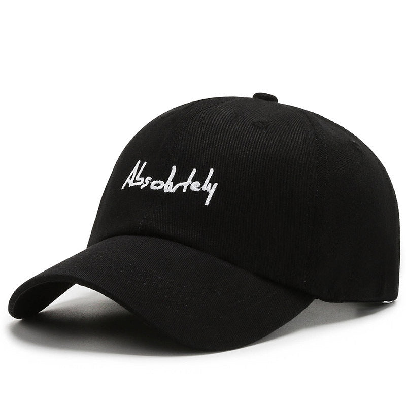 New Baseball Soft Top Female Wide Brim Duck Tongue Letter AB Shopping c85ea25a e992 4ce2 bab8 ec0ba1a43fb8
