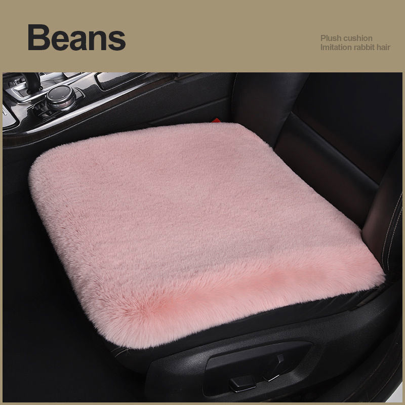 Car Seat Winter Plush Single Seat Square Cushion c86053d4 c74f 4028 acb8 27e3a8553e91