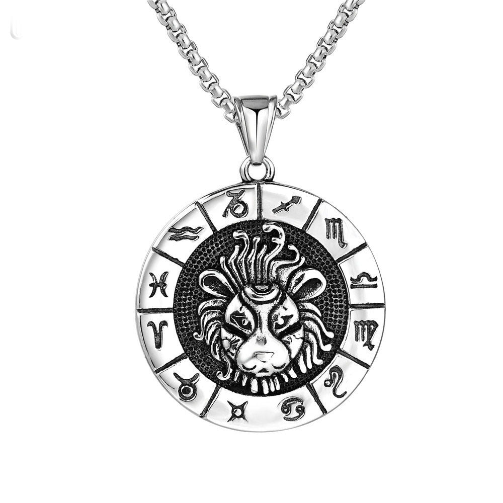 Fashion Stainless Steel Twelve Constellation Pendant c8626d39 81c0 4fe2 9c90 10490aa37c51