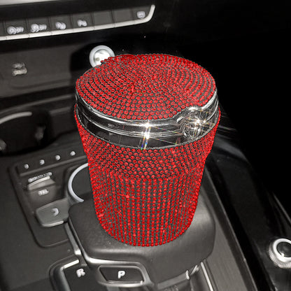 Creative Covered Diamond Inlaid Car Ashtray c879d056 72fa 4e50 ae6c bb2a5a3ffc17