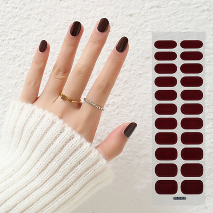 Thermal Semi-curing Nail Beauty Full Stickers Phototherapy Gel c87f0eb9 c422 42a6 85f4 e62a040e1f49
