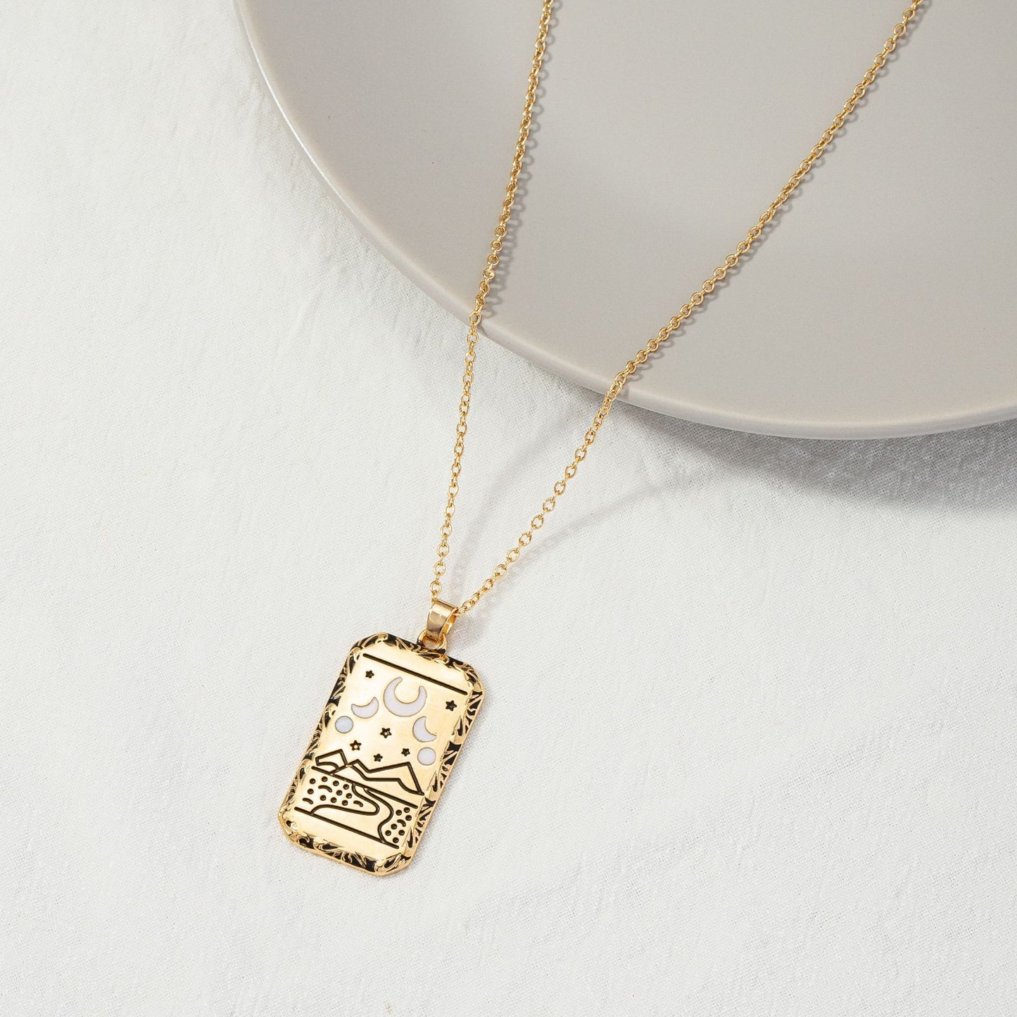 Tarot Brand Fashion Necklace Popular Square Brand c87f3b6a 8daa 4354 8784 4f3d85a99ed8