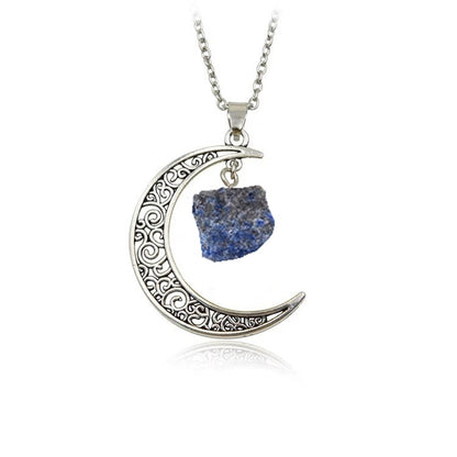 Natural Stone Crystal Necklace Vintage c8856ca3 e266 4e19 9040 4468ce1821e8