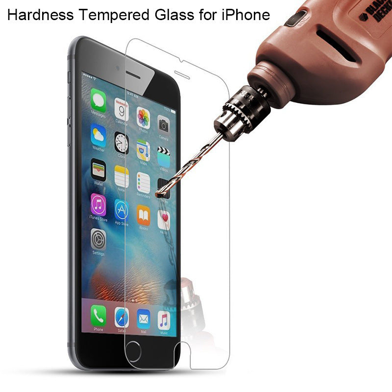 Tempered Film Fine Hole Half-screen Non-full Screen Scratch-resistant White Film - 图片 3