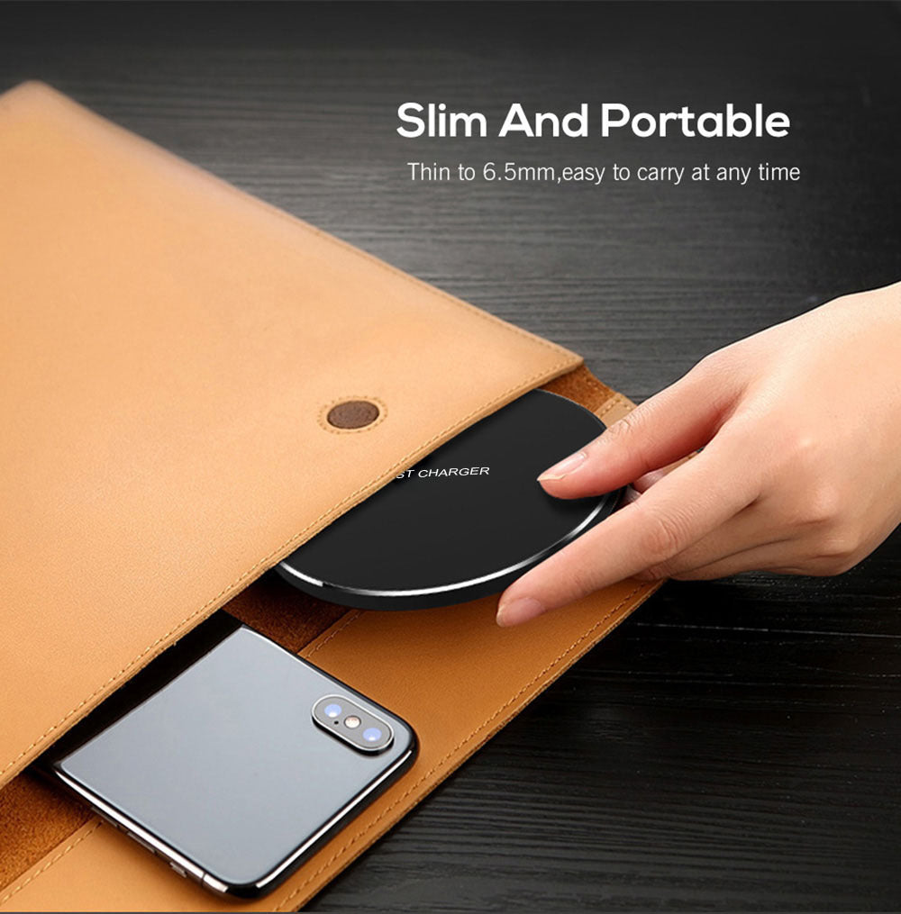 Frosted Wireless Charger 10W Mirror - 图片 3