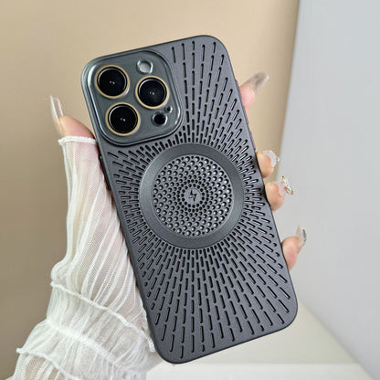 Phone Case Breathable Heat Dissipation Network Shell Magnetic Charging Skin Feeling Protective Cover c89716c6 8eff 4e9f 8442 